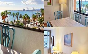 Panoramic Views To The Sea In Malaga